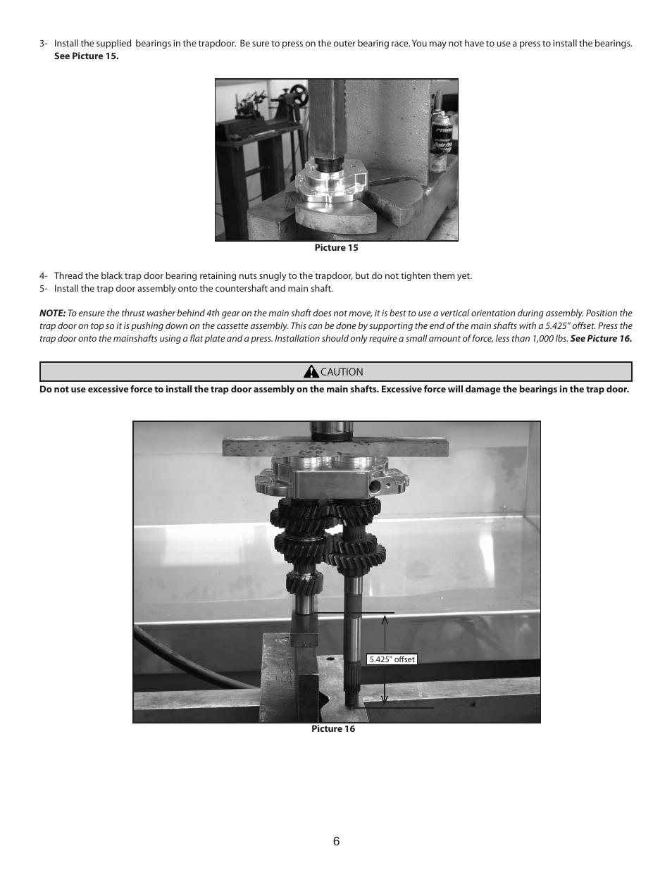 S&S Cycle Shift Collar Replacement for S&S Transmission User Manual | Page 6 / 7