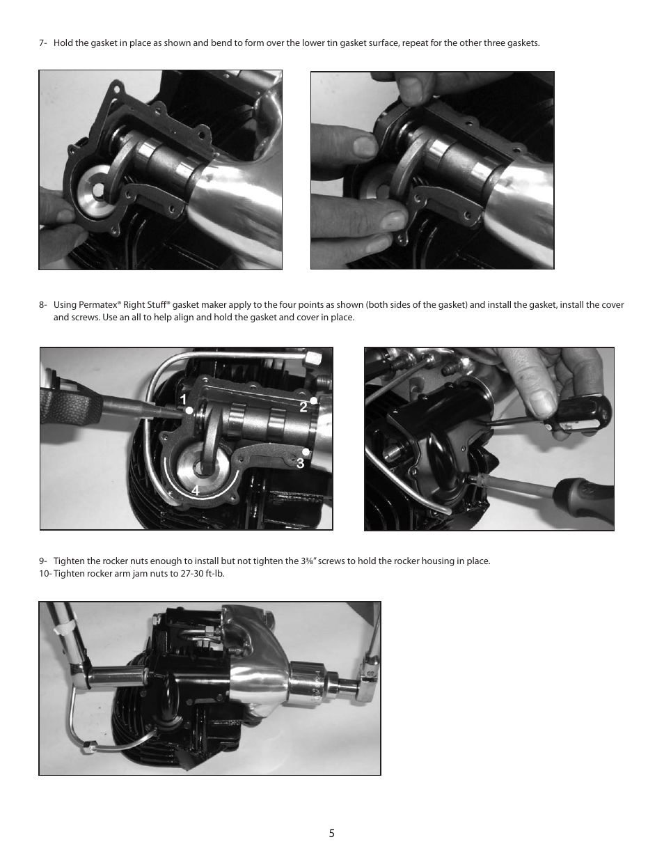 S&S Cycle OHV BT and KN-Series 1936-47 Flathead Power Rocker Arms and Rocker Shafts User Manual | Page 5 / 8