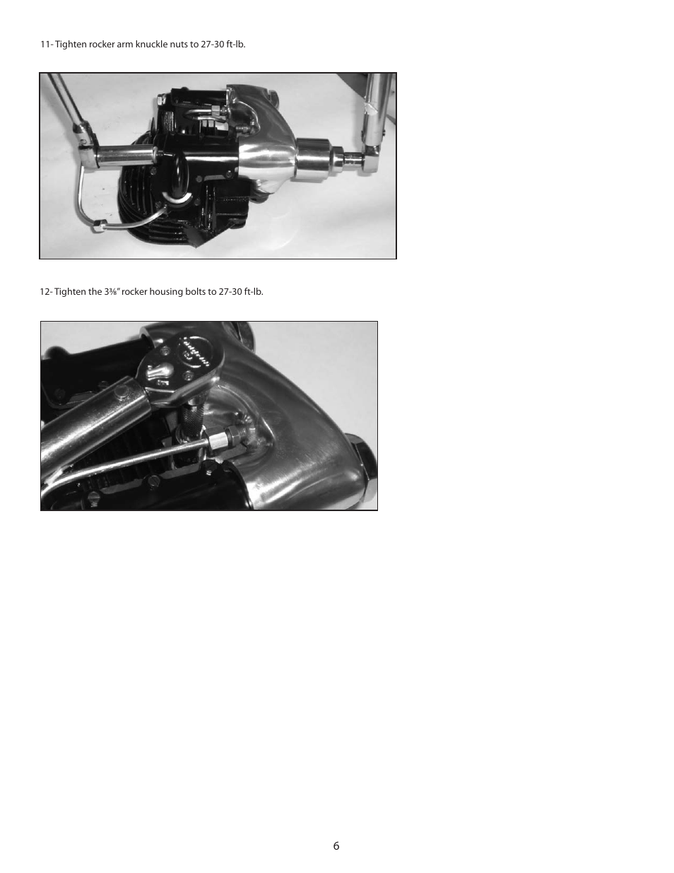 S&S Cycle OHV BT and KN-Series 1936-47 Flathead Power Rocker Arms and Rocker Shafts User Manual | Page 6 / 8