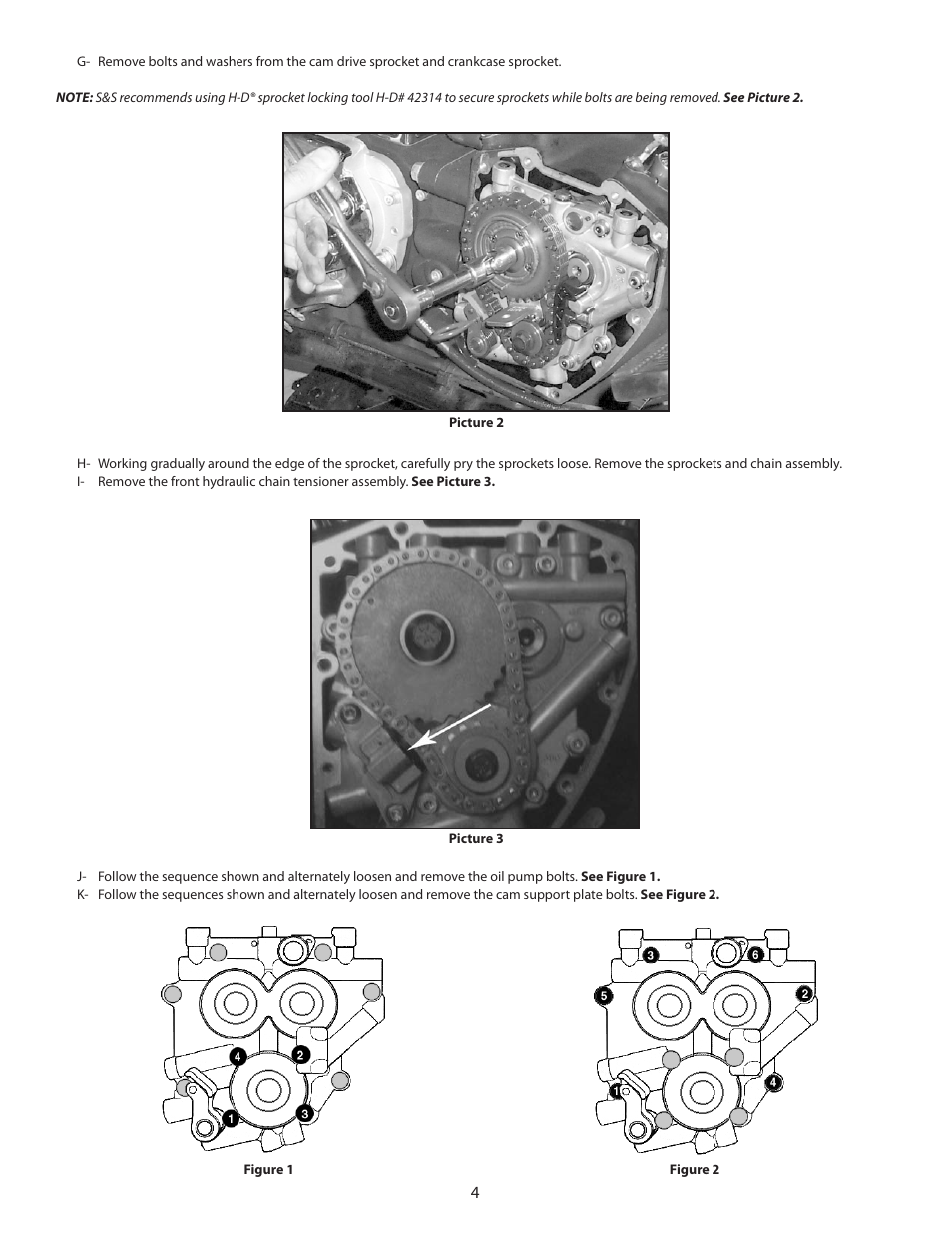 S&S Cycle 2006-Up Gear Drive Cams for Harley-Davidson Twin Cam 88 Engines User Manual | Page 4 / 12