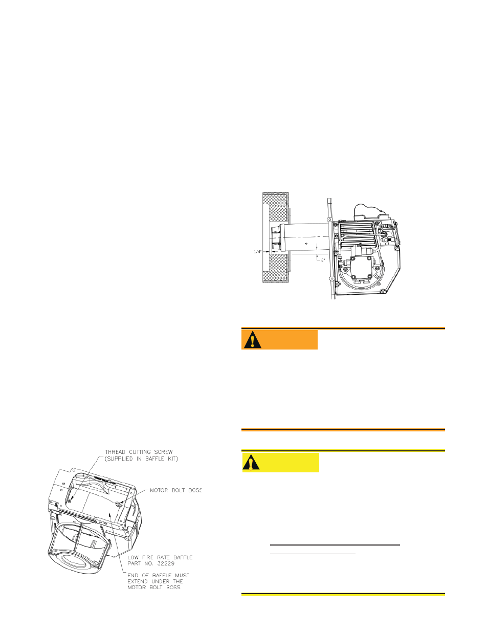 Prepare the burner, Inspect/prepare installation site, Caution | Beckett NX User Manual | Page 6 / 16
