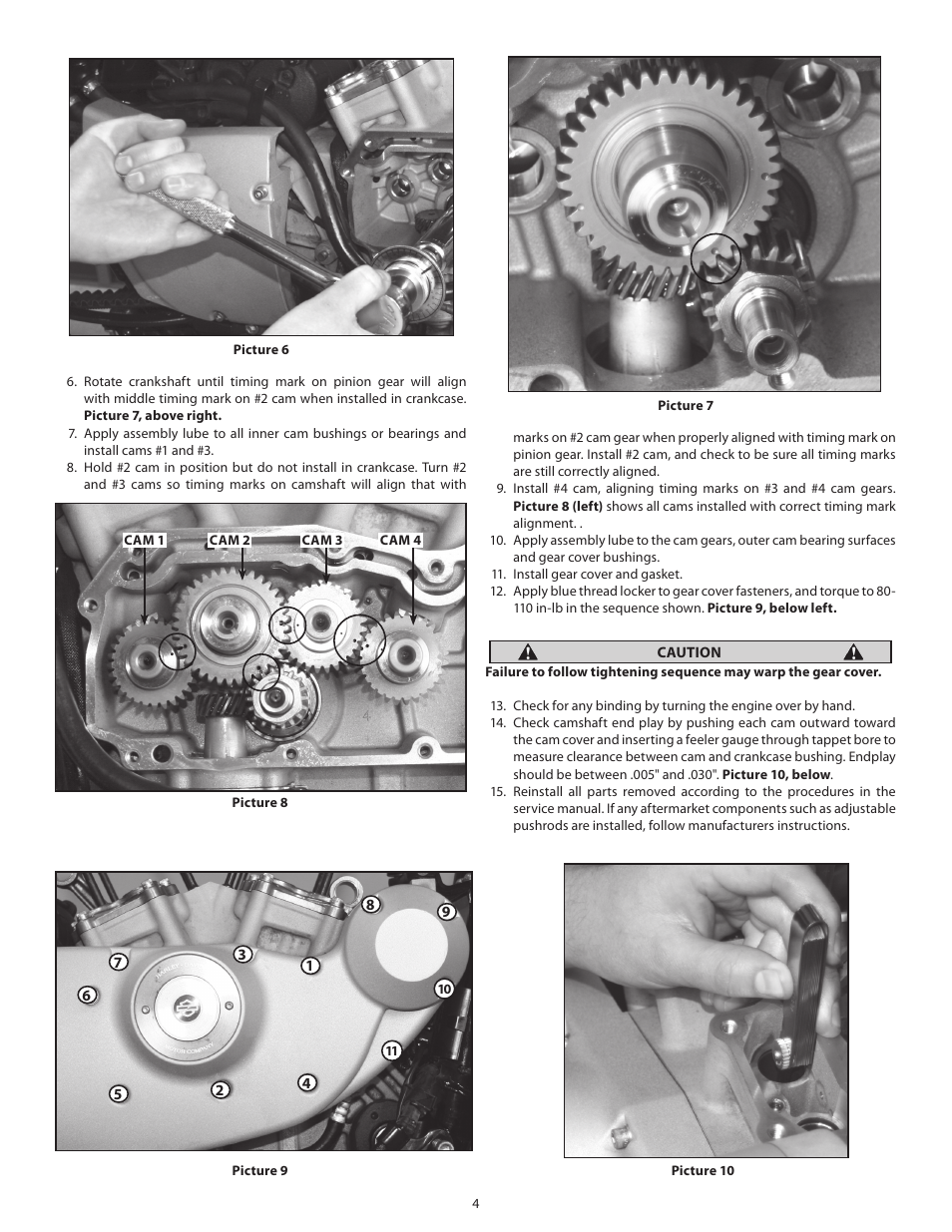 S&S Cycle Camshafts For 1986–2013 Harley-Davidson Sportster Models User Manual | Page 4 / 4