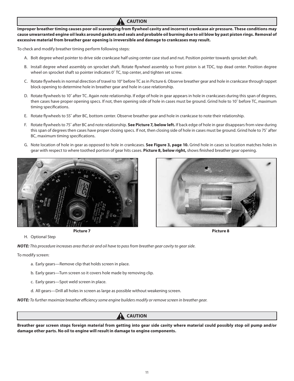 S&S Cycle Sidewinder 3 5/8 Big Bore Cylinders for 1936–1999 Big Twins User Manual | Page 11 / 28