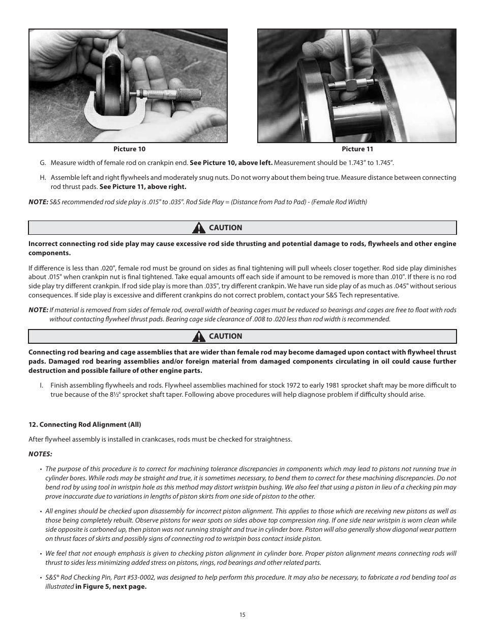 S&S Cycle Sidewinder 3 5/8 Big Bore Cylinders for 1936–1999 Big Twins User Manual | Page 15 / 28
