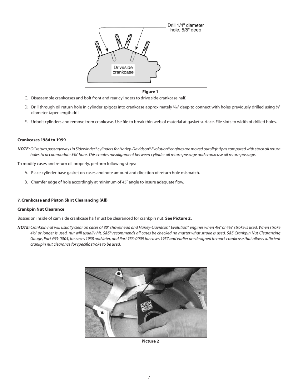 S&S Cycle Sidewinder 3 5/8 Big Bore Cylinders for 1936–1999 Big Twins User Manual | Page 7 / 28