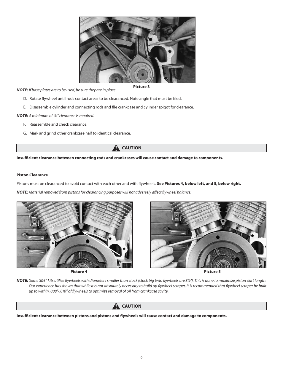 S&S Cycle Sidewinder 3 5/8 Big Bore Cylinders for 1936–1999 Big Twins User Manual | Page 9 / 28