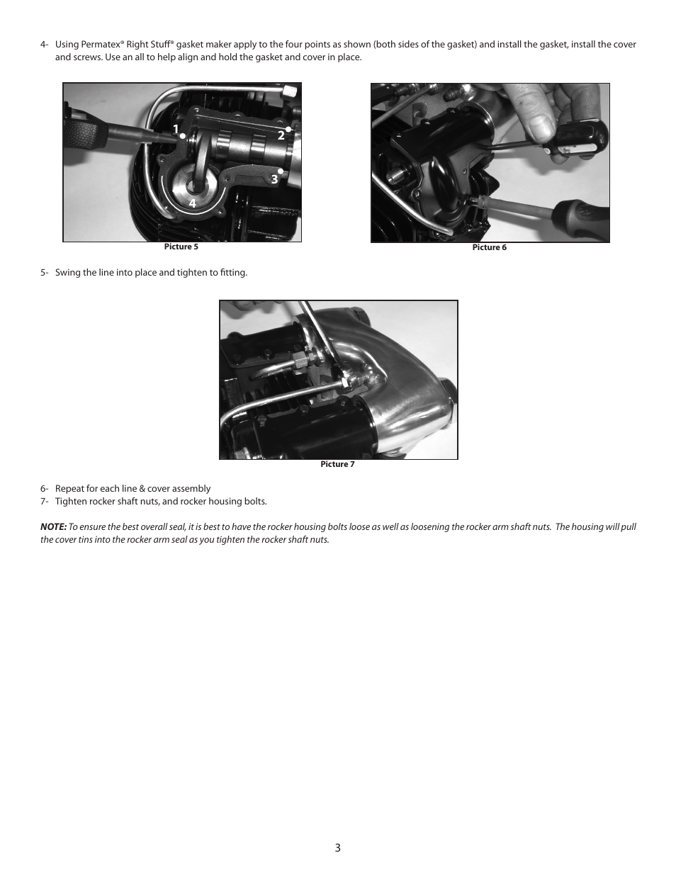 S&S Cycle Flathead Power For Oil Return Lines With S&S KN-Series Tins User Manual | Page 3 / 3