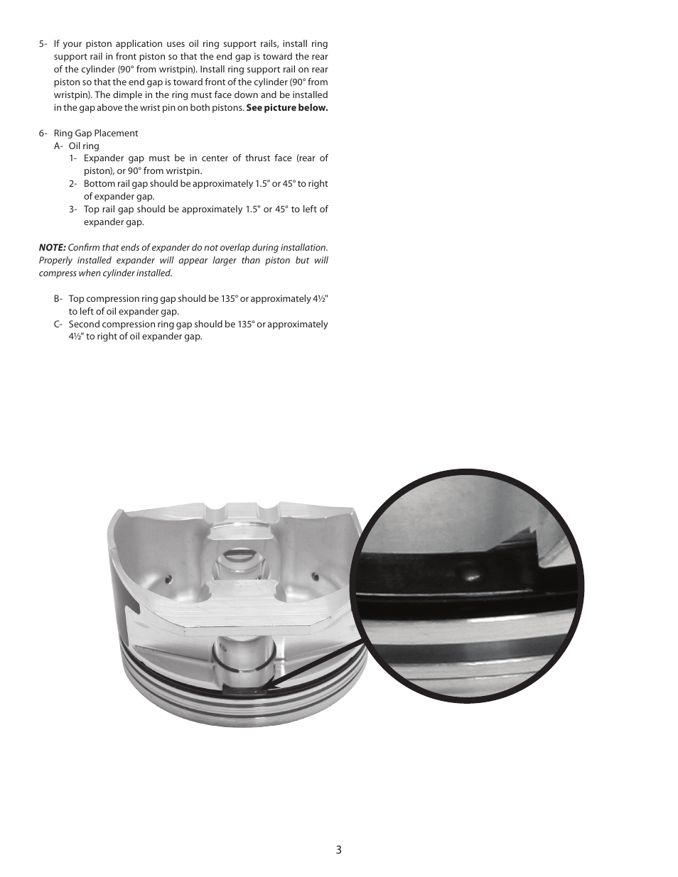 S&S Cycle Piston Rings User Manual | Page 3 / 3