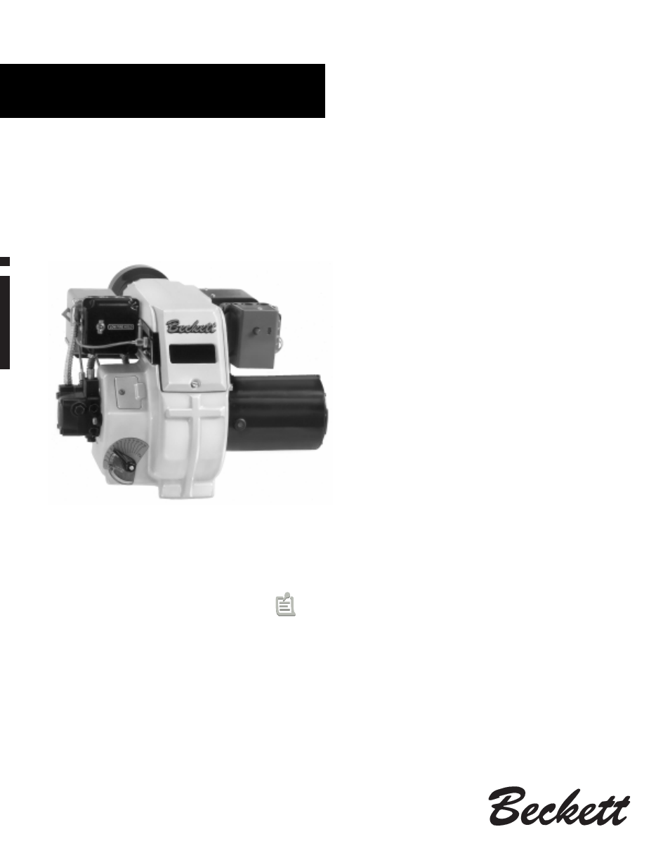 Beckett CF 1400 User Manual | 16 pages
