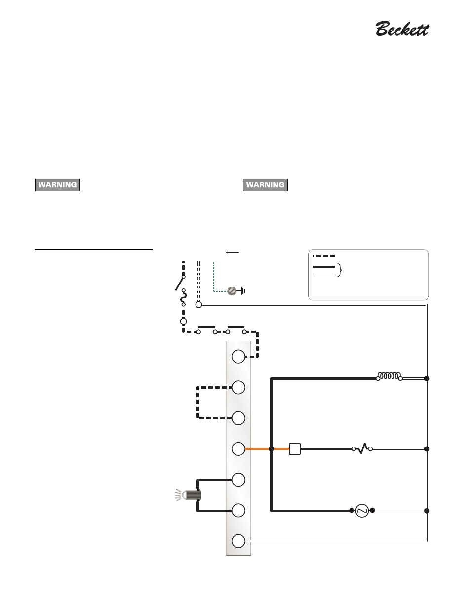 Wire the burner, Instruction manual – model cf1400 oil burner | Beckett CF 1400 User Manual | Page 10 / 16