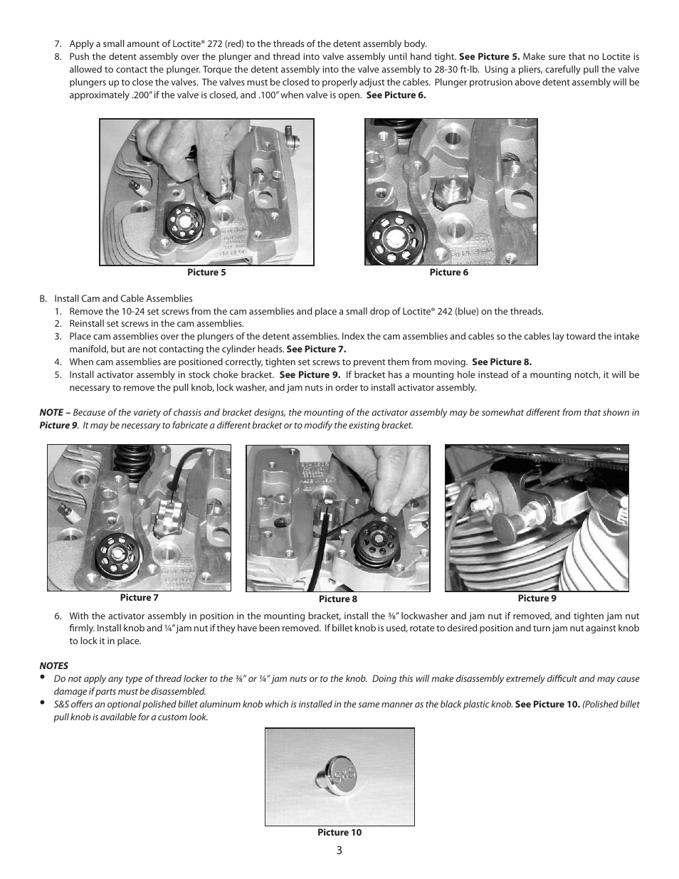 S&S Cycle Mechanical Compression Release PN 90-4925 User Manual | Page 3 / 4