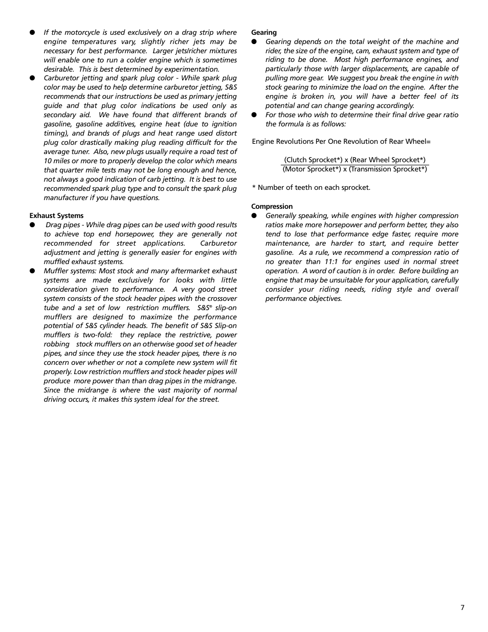 S&S Cycle Cylinder Heads for Harley-Davidson Twin Cam 88 Engines User Manual | Page 7 / 8
