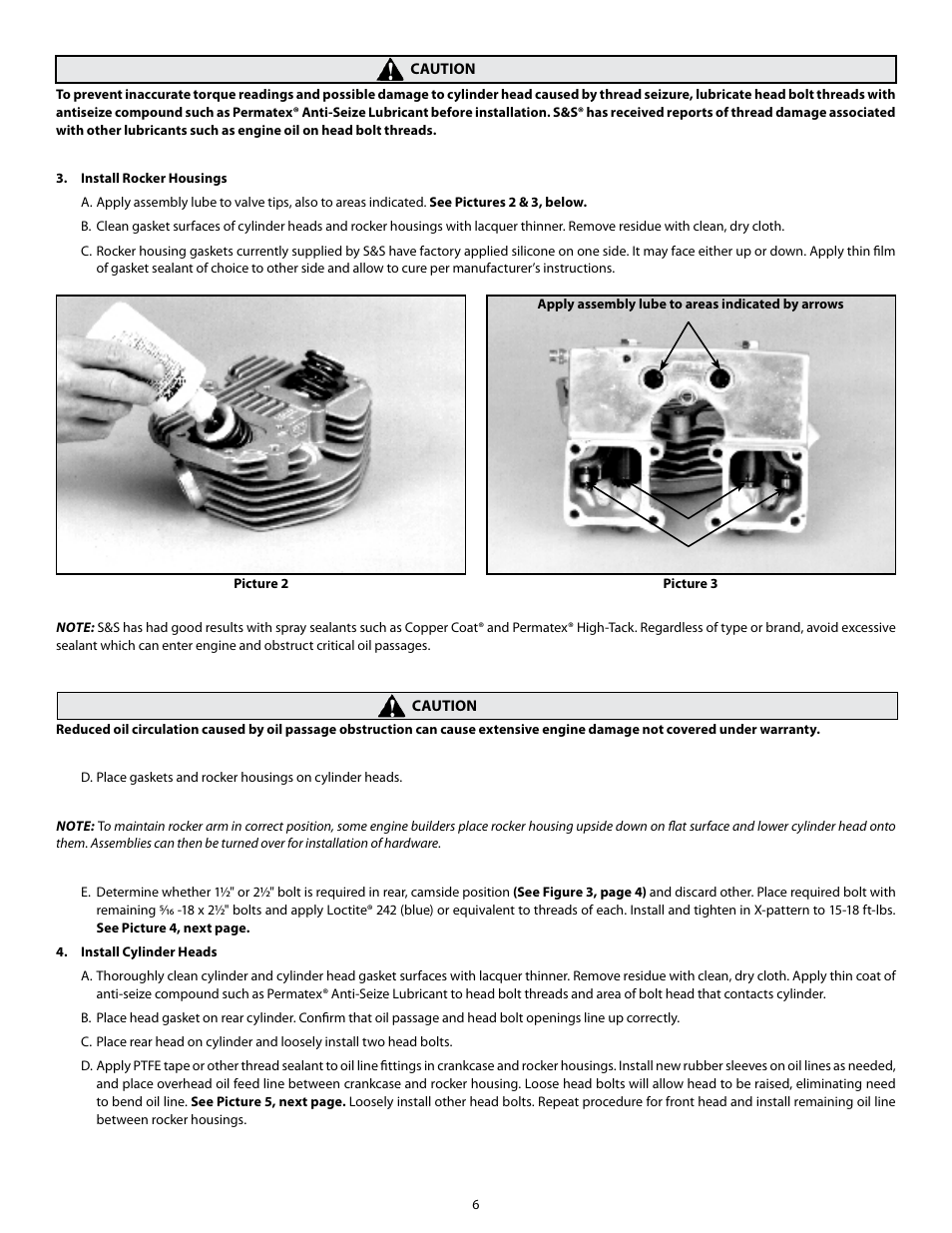 S&S Cycle Super Stock Cylinder Heads for 1966–1984 Shovelhead Models User Manual | Page 6 / 10