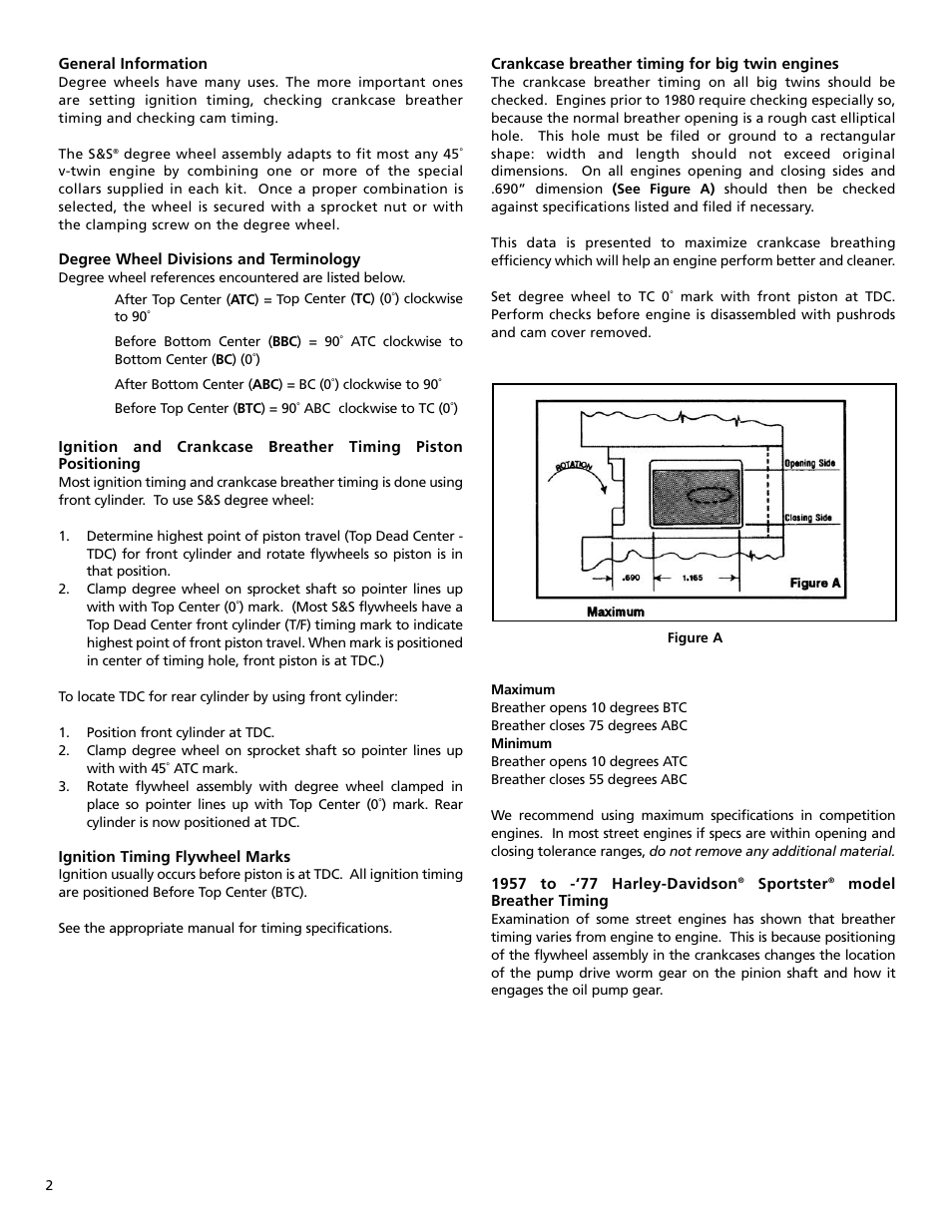 S&S Cycle Degree Wheel Kit PN 53-0020 User Manual | Page 2 / 4