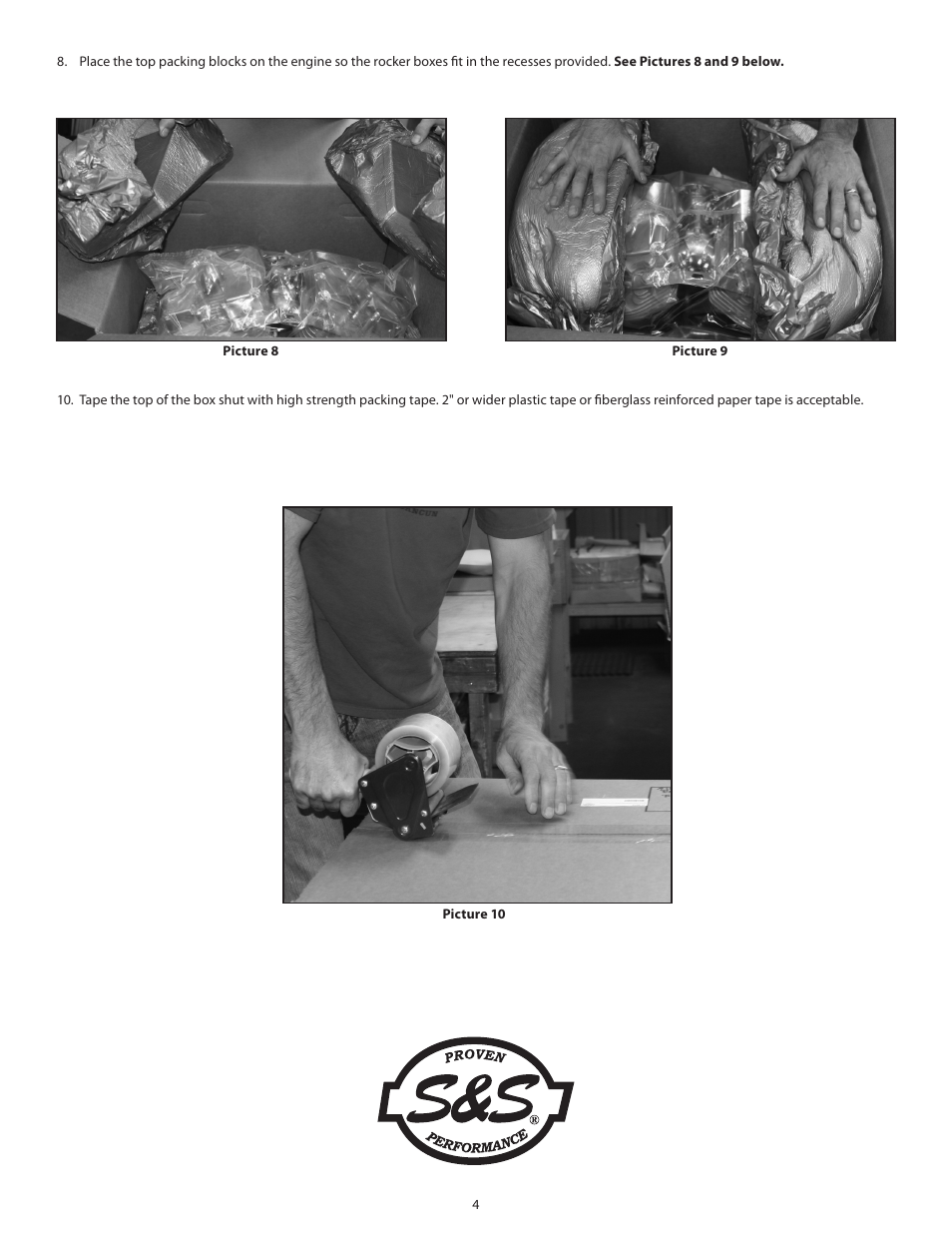 S&S Cycle Engine Shipping Crate 50-9578 User Manual | Page 4 / 4