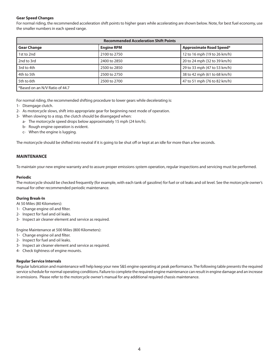 S&S Cycle California X-Wedge Engine User Manual | Page 4 / 8