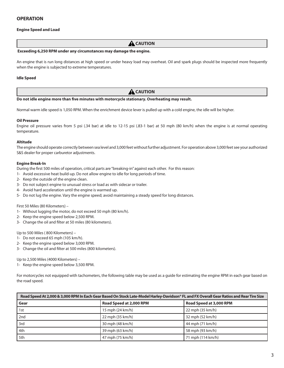 S&S Cycle California V-Series Engine User Manual | Page 3 / 8