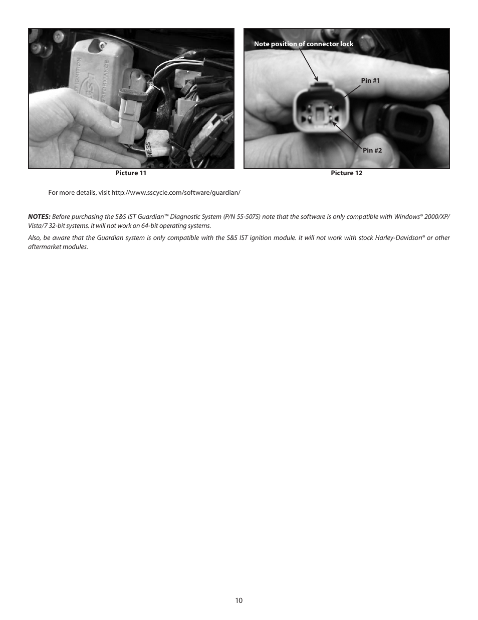 S&S Cycle Ignition System For All 1999–03 Carbureted Harley-Davidson Twin Cam 88 Engines User Manual | Page 10 / 14