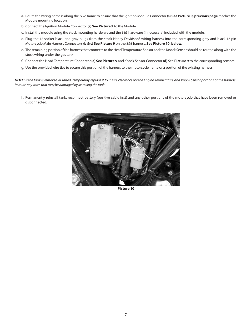 S&S Cycle Ignition System For All 1999–03 Carbureted Harley-Davidson Twin Cam 88 Engines User Manual | Page 7 / 14