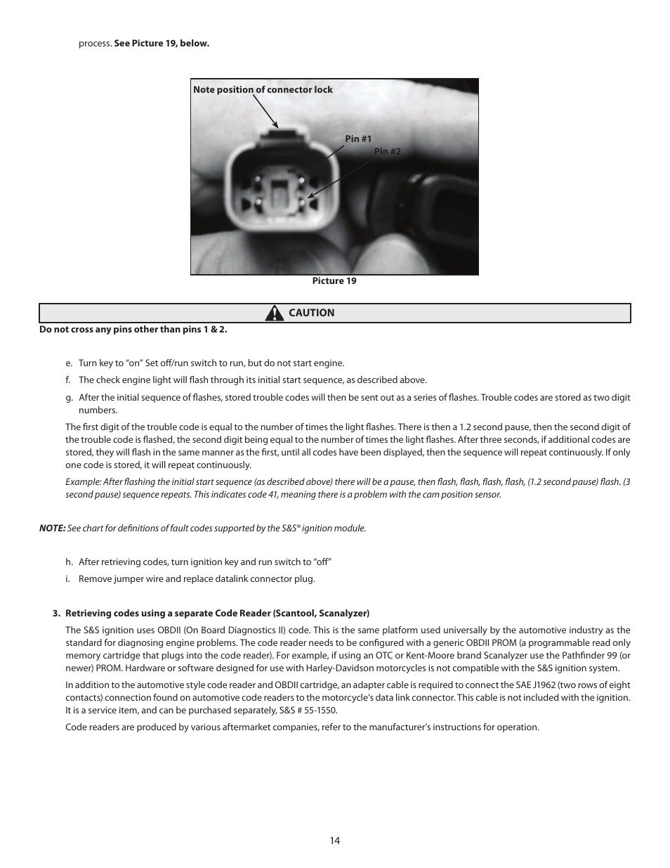 S&S Cycle IST Ignition System for 1984-1999 Big Twin and Custom Applications User Manual | Page 14 / 17