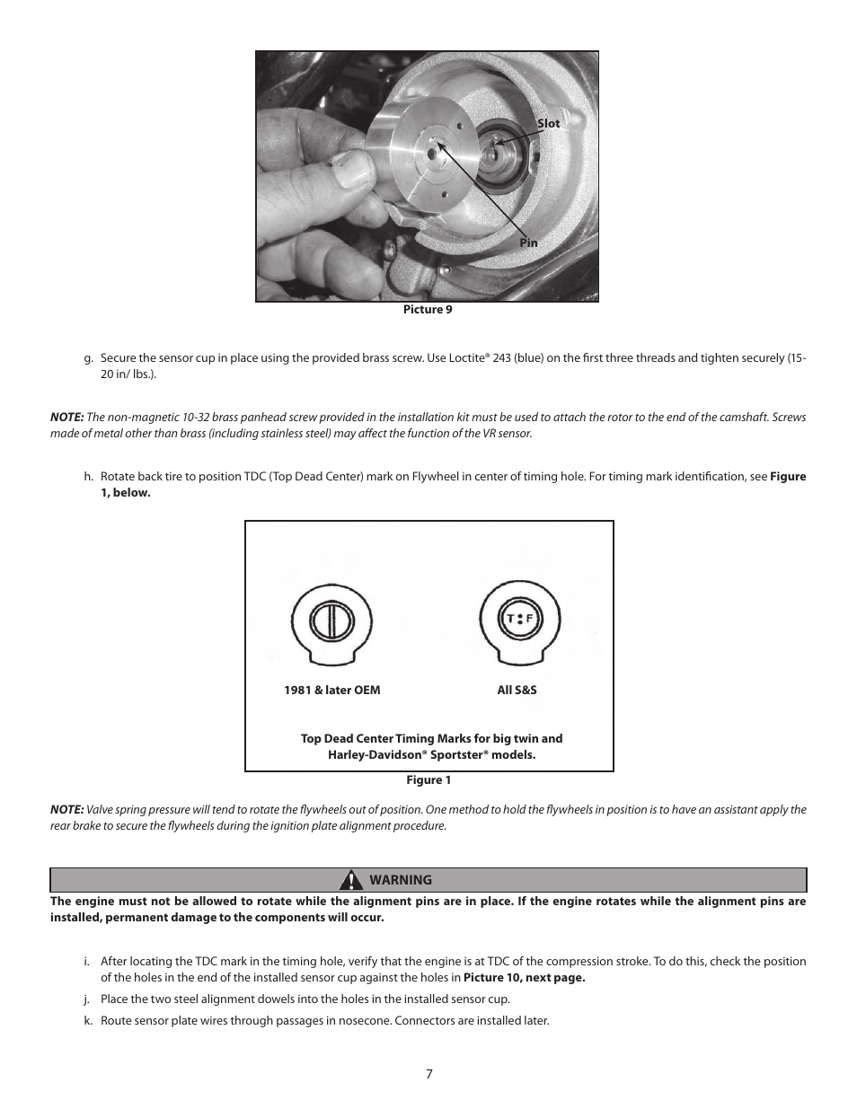 S&S Cycle IST Ignition System for 1984-1999 Big Twin and Custom Applications User Manual | Page 7 / 17