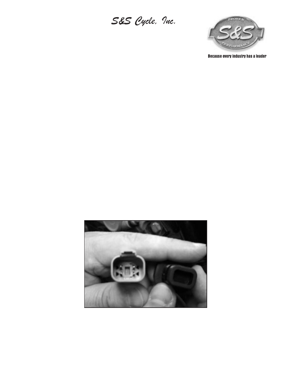 S&S Cycle Replacing Data Link Connector Plug Used In SSW+ Ignition Kit 55-1050 User Manual | 1 page