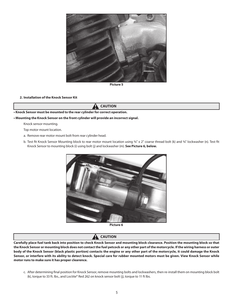 S&S Cycle IST Ignition System for S&S V-Series Engines with Flywheel Machined for Crank Trigger User Manual | Page 5 / 14