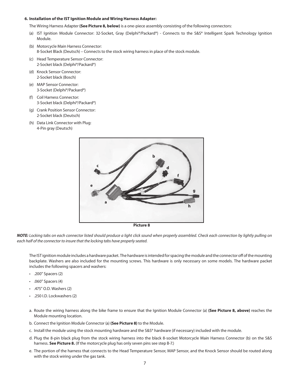 S&S Cycle IST Ignition System for S&S V-Series Engines with Flywheel Machined for Crank Trigger User Manual | Page 7 / 14