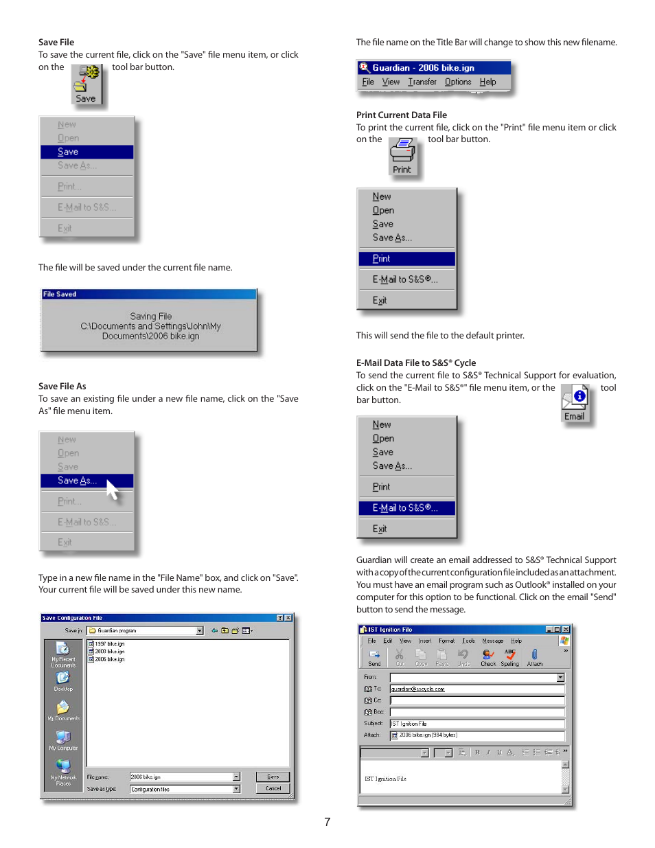 S&S Cycle Cycle Guardian Diagnostic System User Manual | Page 7 / 16
