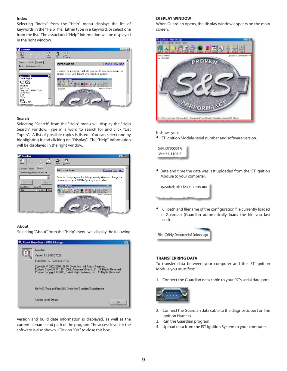 S&S Cycle Cycle Guardian Diagnostic System User Manual | Page 9 / 16