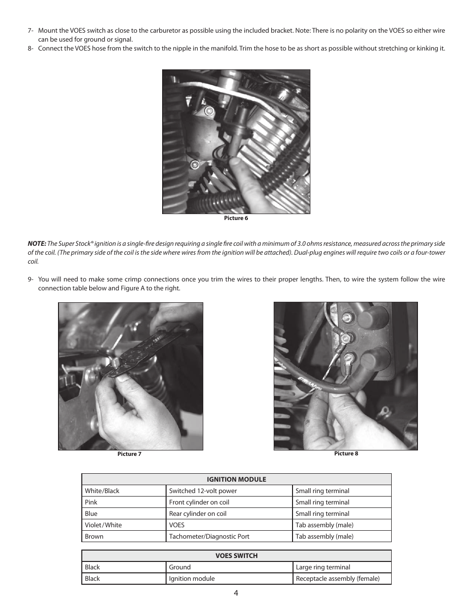 S&S Cycle Super Stock Ignition User Manual | Page 4 / 8