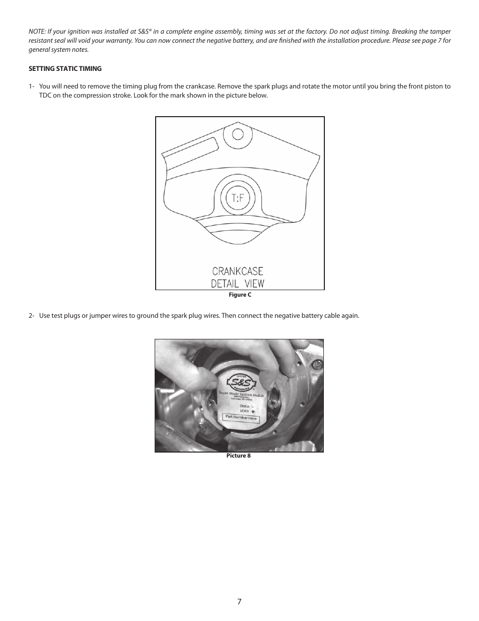 S&S Cycle Super Stock Ignition User Manual | Page 7 / 8