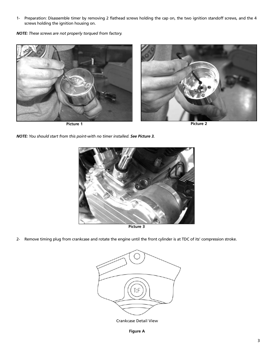 S&S Cycle Billet Generator Style Electronic Timer for S&S Super Stock Ignition User Manual | Page 3 / 12