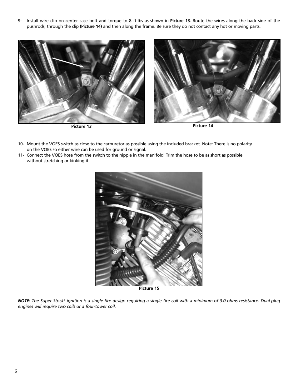 S&S Cycle Billet Generator Style Electronic Timer for S&S Super Stock Ignition User Manual | Page 6 / 12