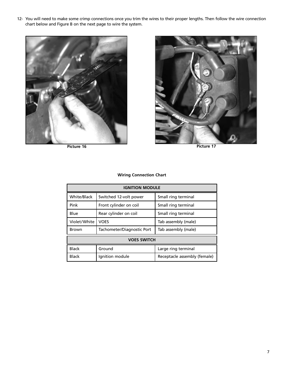 S&S Cycle Billet Generator Style Electronic Timer for S&S Super Stock Ignition User Manual | Page 7 / 12