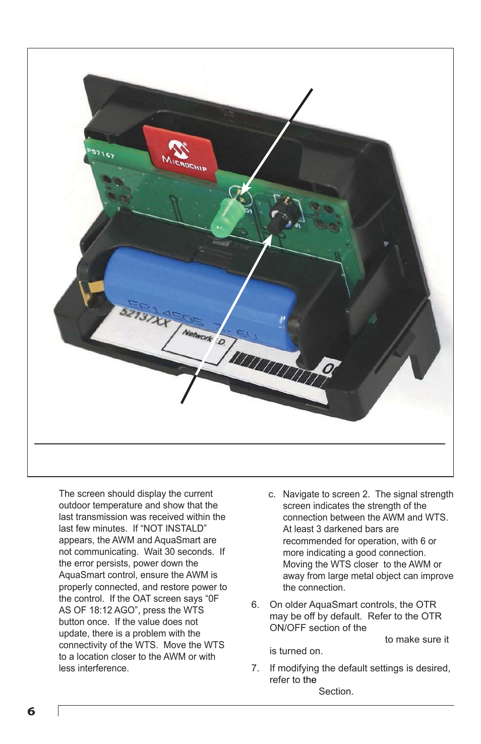 Led wts button, Figure 4 - wts internal view | Beckett AQUASMART 7600WTM User Manual | Page 6 / 12