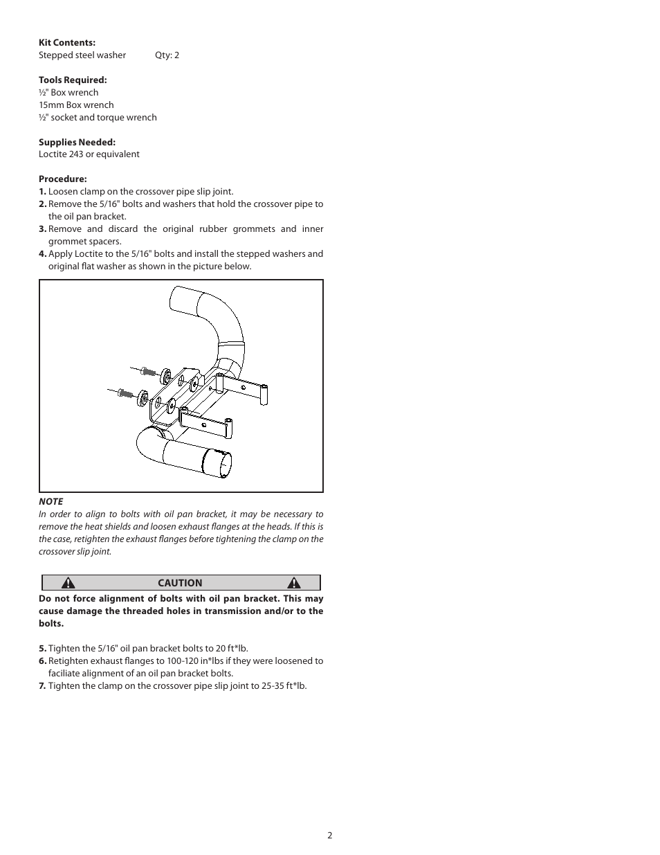 S&S Cycle Power Tune Dual Header Isolator Service Kit (PN 550-0383) for 2009-2014 Power Tune Dual Header Kits (PN 550-0004 and 550-0143) User Manual | Page 2 / 2