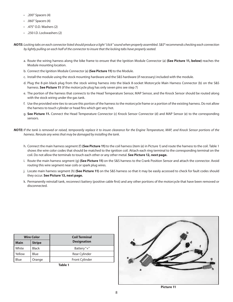 S&S Cycle IST Ignition System for 1984–99 4 1/8 Bore Big Twin Engines User Manual | Page 8 / 16