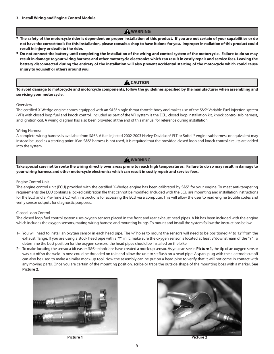 S&S Cycle 49-State Certified X-Wedge Engines User Manual | Page 5 / 20