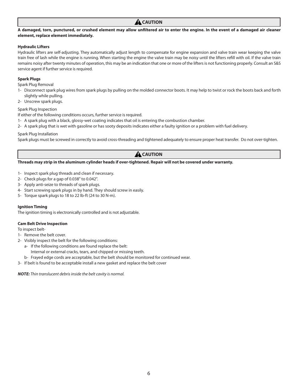 S&S Cycle 49-State Certified X-Wedge Engine User Manual | Page 6 / 8