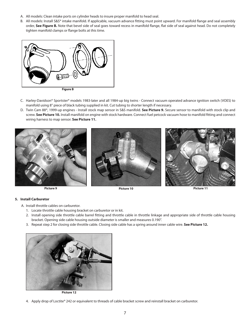 S&S Cycle TÜV Approved Super E Carburetor Kits User Manual | Page 7 / 20