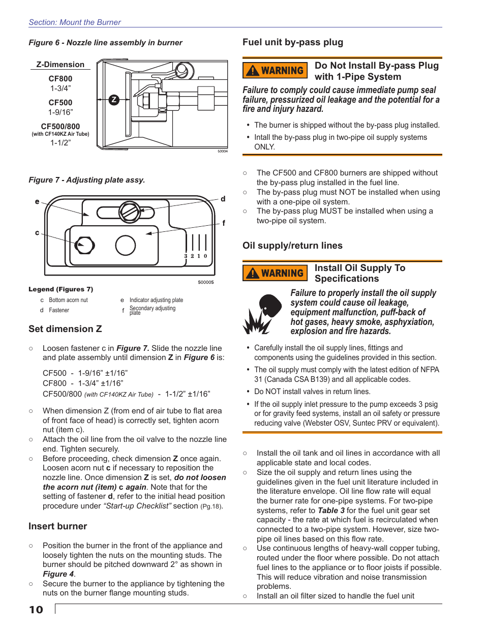 Beckett CF800 User Manual | Page 10 / 24