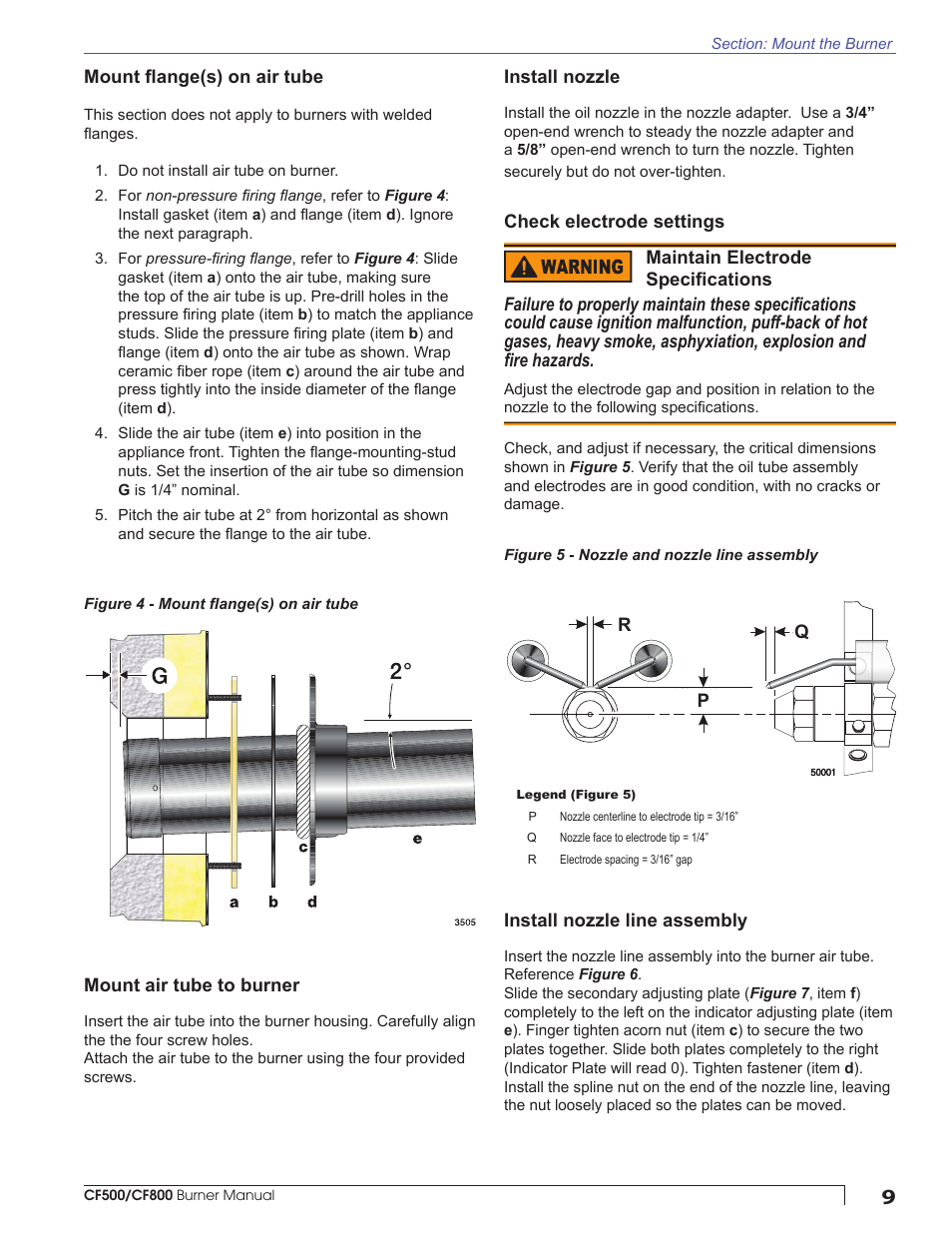 Beckett CF800 User Manual | Page 9 / 24