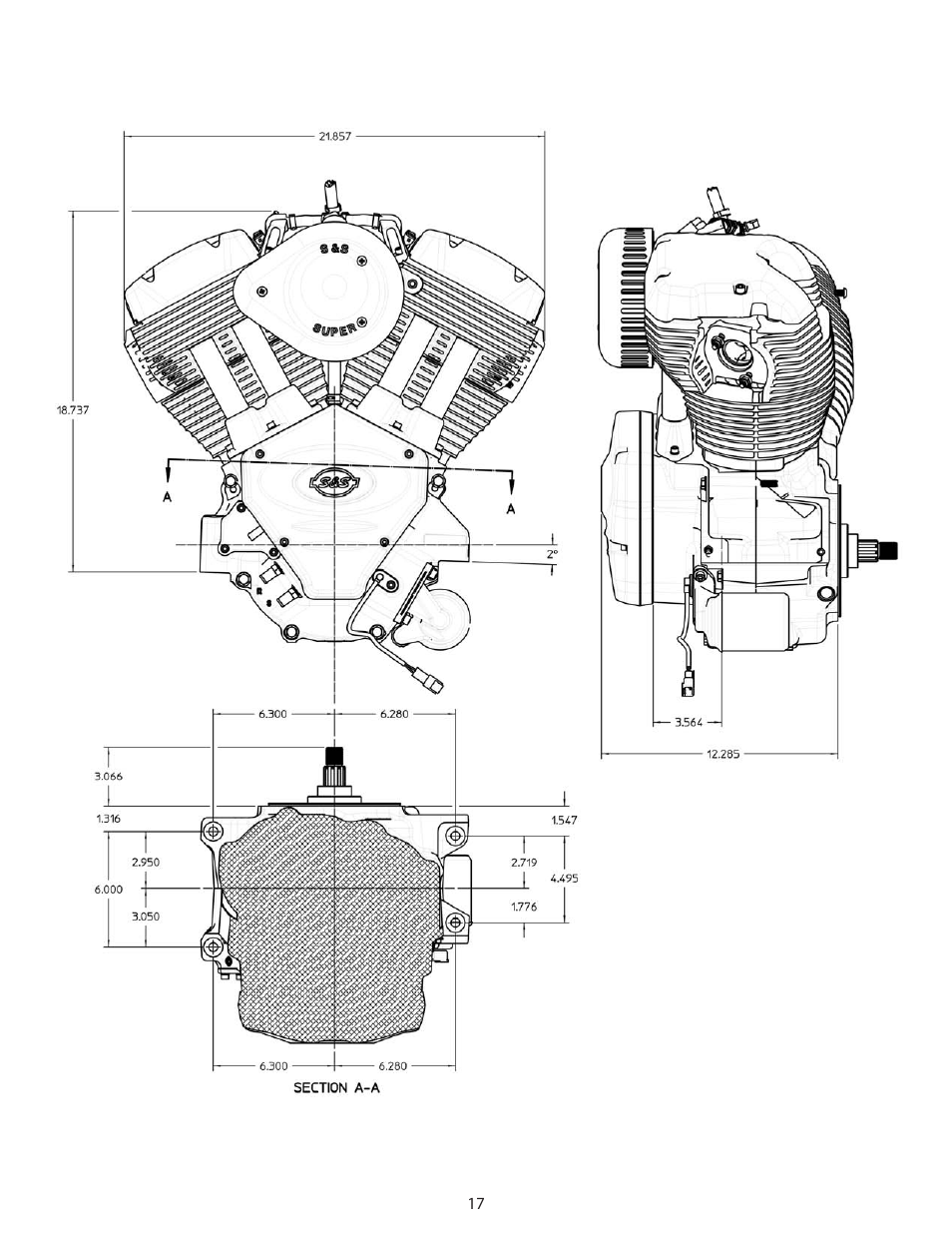 S&S Cycle California X-Wedge Engines User Manual | Page 17 / 20