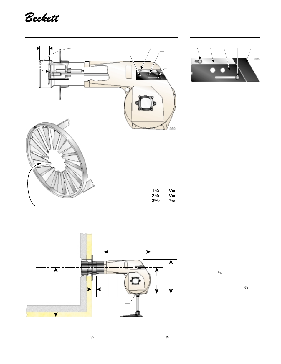 Dh k j, Ab c, Bd c | Beckett CF 2500/ 3500 User Manual | Page 7 / 16