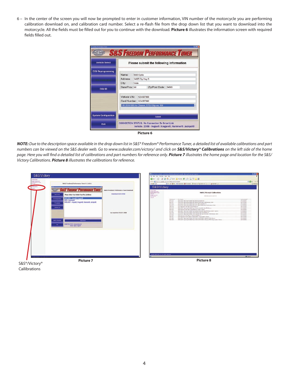 S&S Cycle Freedom Performance Tuner for 2008-Up Victory Motorcycles User Manual | Page 4 / 7