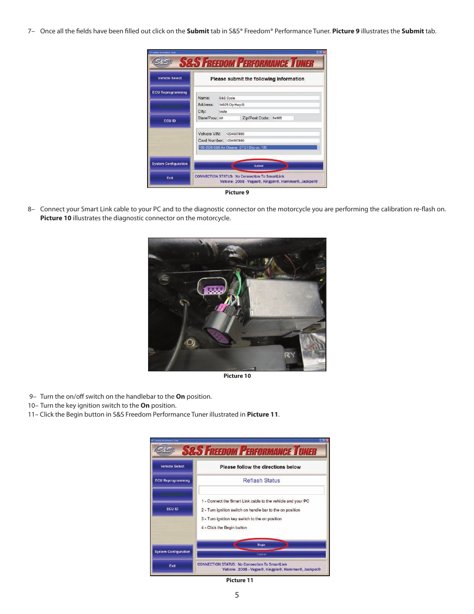 S&S Cycle Freedom Performance Tuner for 2008-Up Victory Motorcycles User Manual | Page 5 / 7