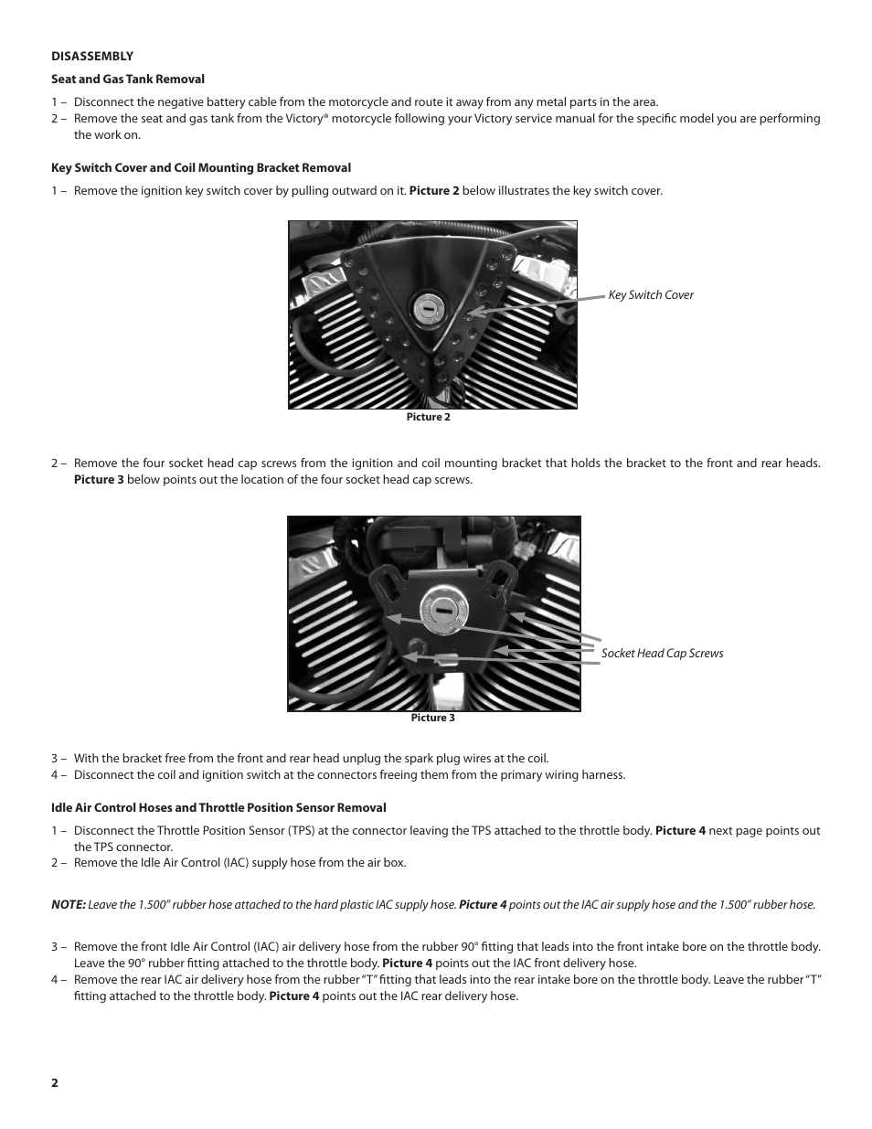 S&S Cycle Lloydz Motorworkz Billet Air Cleaner Kit for Victory Motorcycles User Manual | Page 2 / 11