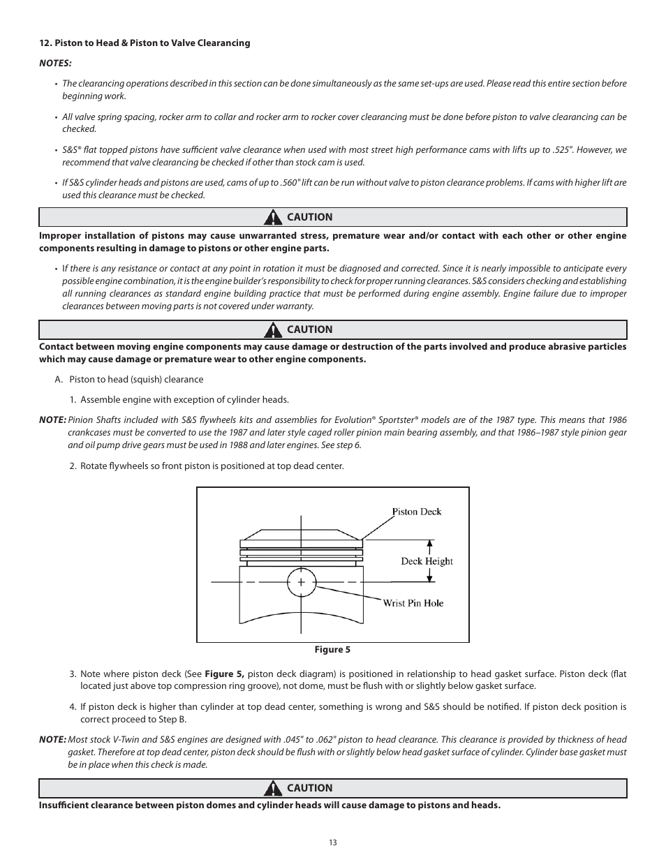 S&S Cycle Sidewinder 3 5⁄8 Big Bore Cylinders for Harley-Davidson Sportster Models—1986–2003 User Manual | Page 13 / 20