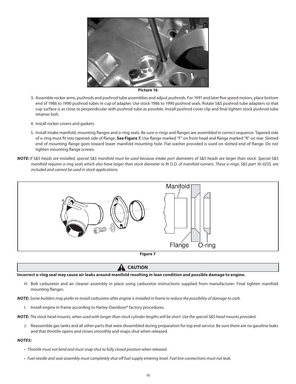 S&S Cycle Sidewinder 3 5⁄8 Big Bore Cylinders for Harley-Davidson Sportster Models—1986–2003 User Manual | Page 16 / 20